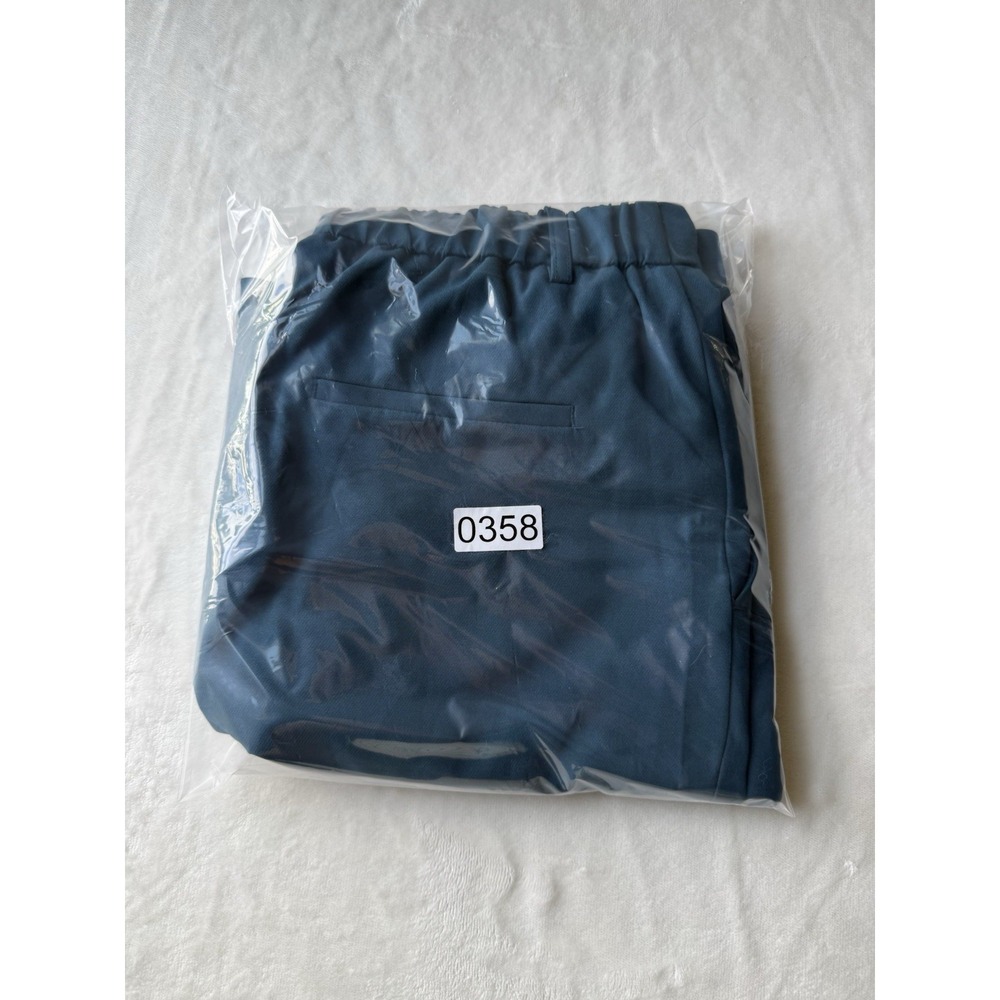 Rachel Zoe Turquoise Blue Wide Leg Professional Office Dress Pant Size 10 - Picture 13 of 14